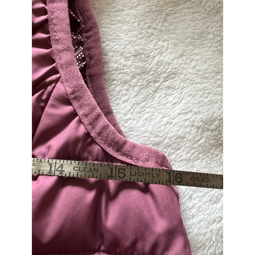Columbia Maroon Purple Puffer Vest with Pockets Womens Size XS EUC - Picture 8 of 9